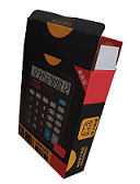 Design 3 for Custom Printed Calculator Boxes