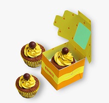 Design 3 for Custom Cupcake Packaging