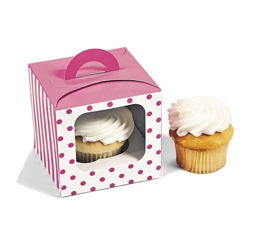 2. Kraft Cupcake Boxes: