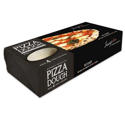 Frozen pizza packaging