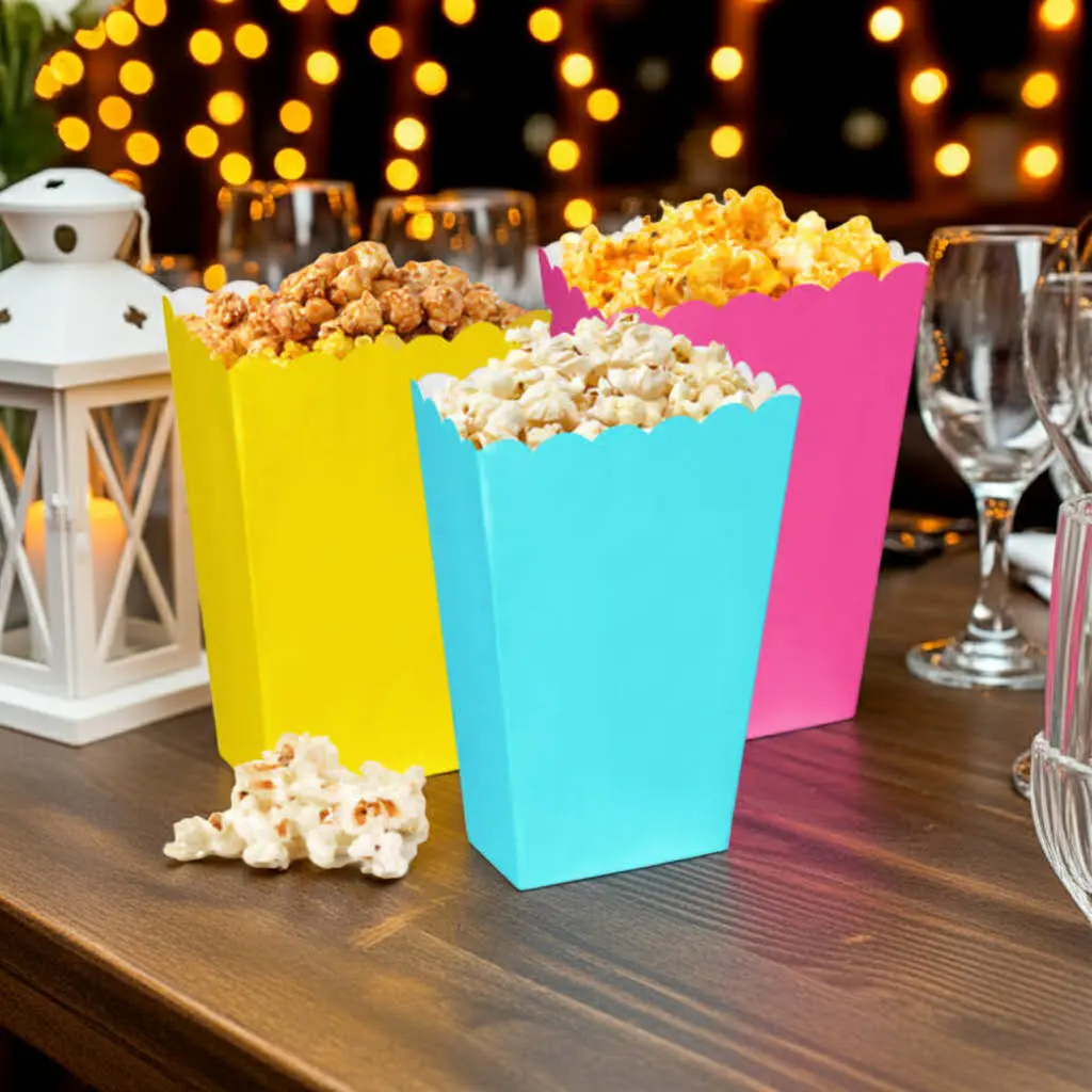 Baby Pink Popcorn Boxes