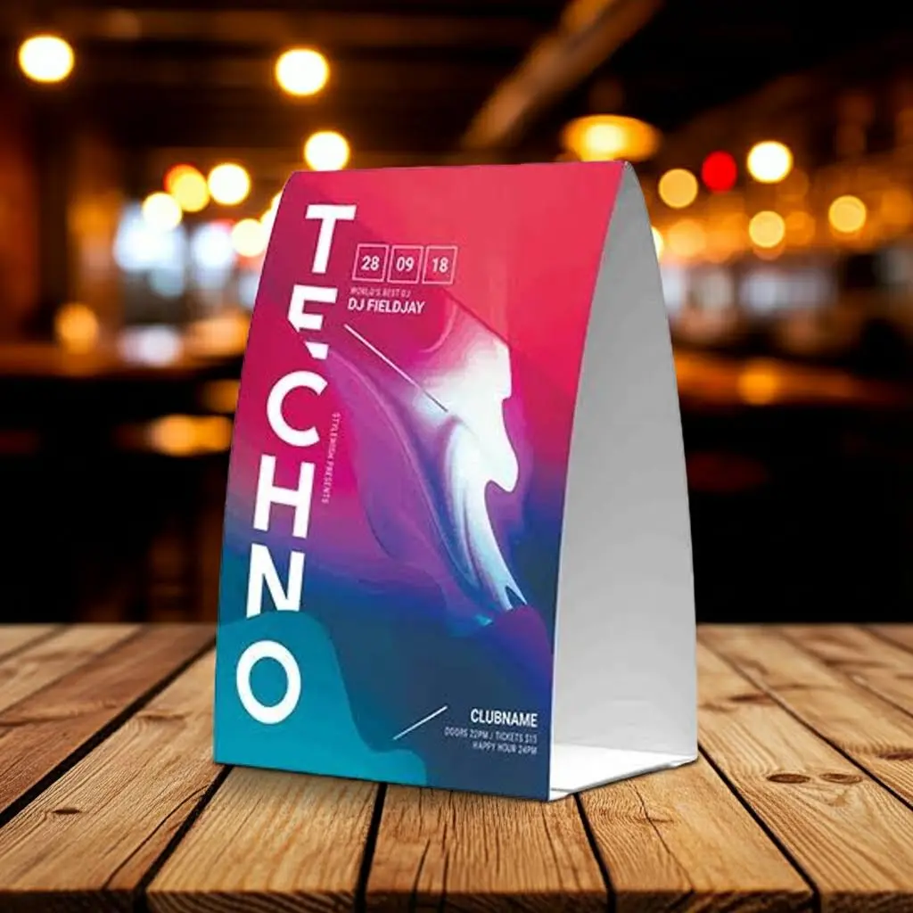 custom Table Tent