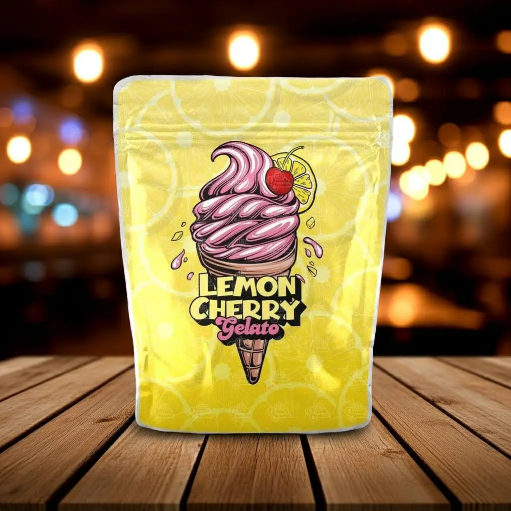 lemon cherry gelato bag