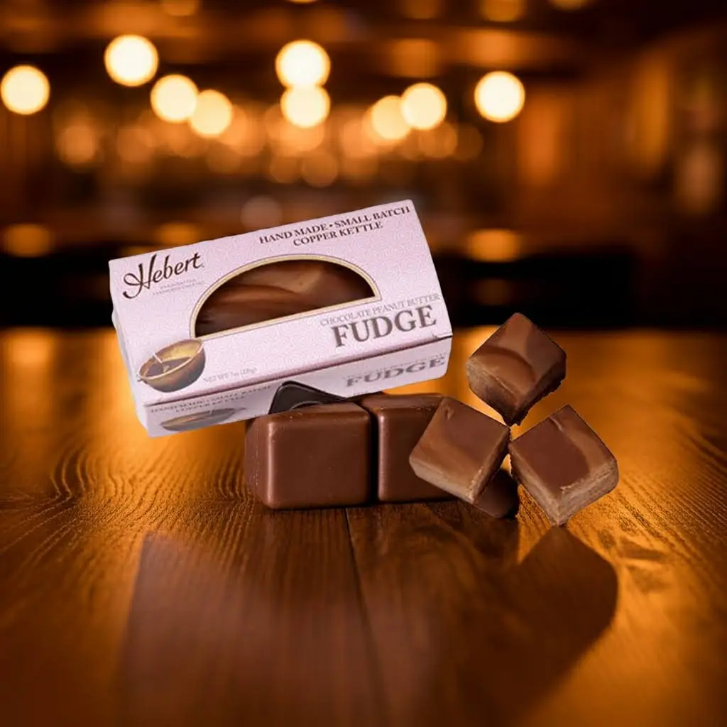 packaging fudge for gifts