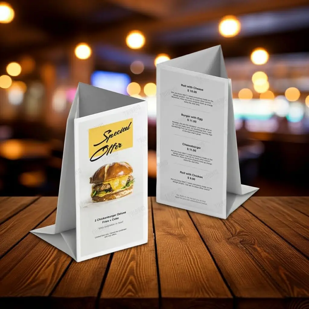 print custom table tents