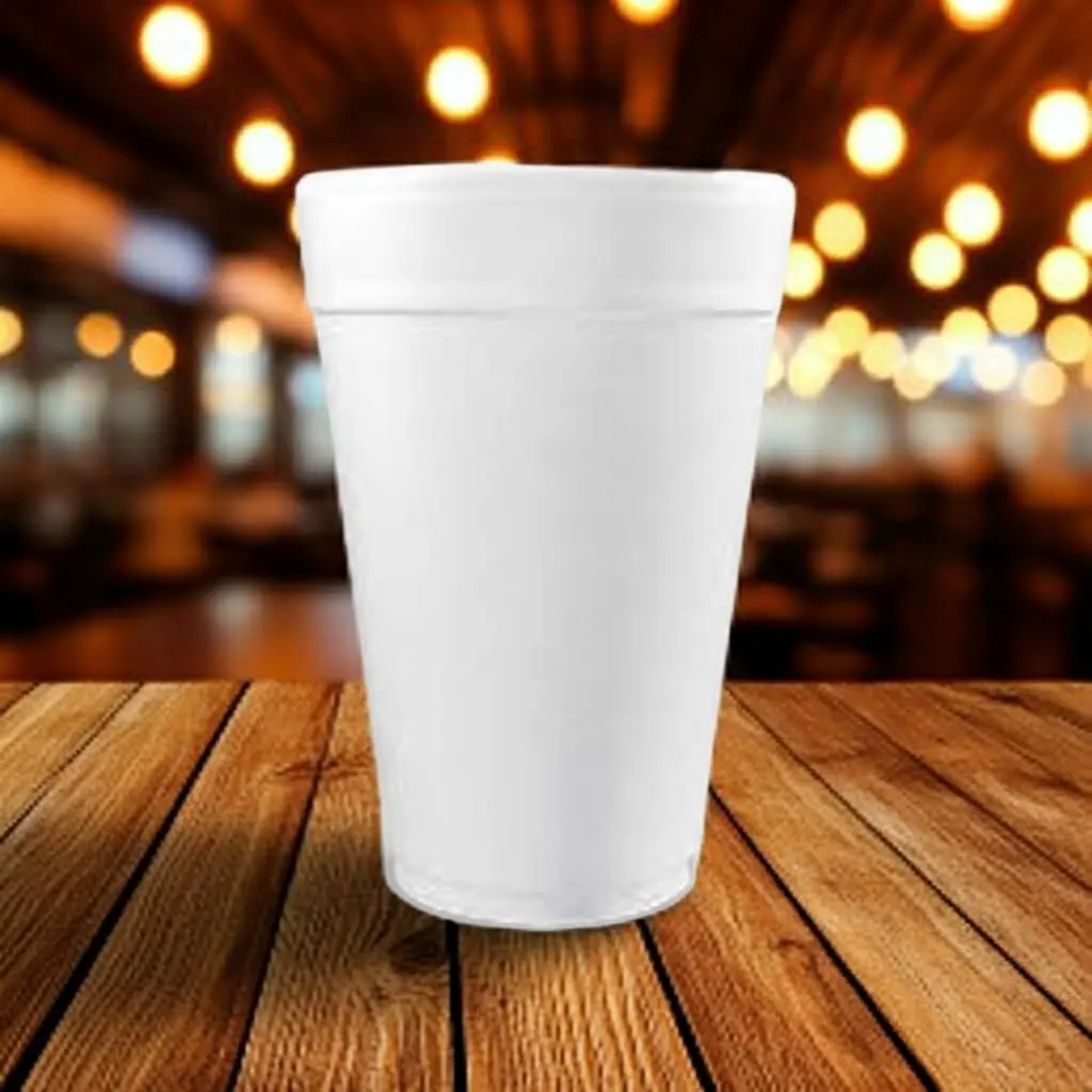 styrofoam cups
