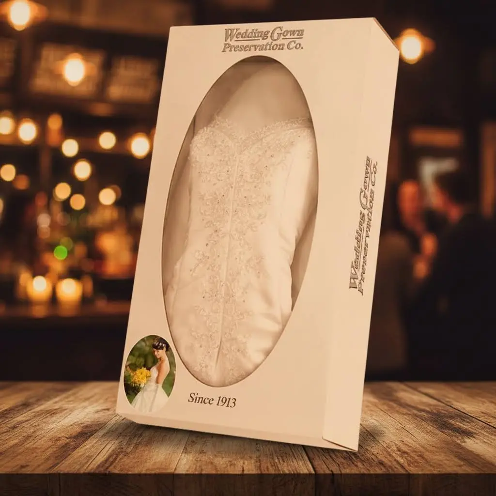 wedding dress preservation box Celebrity Gown Services Kit The Traditional Wedding Gown Preservation Kit is the nations #1 top selling wedding dress preservation service for brides to have their wedding gowns professionally cleaned and preserved Happily Ever After Dress Preservation