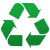 Labels are recycleable and recycled under some recycling programs