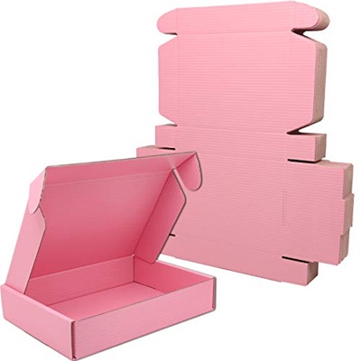 Pink Shipping Boxes