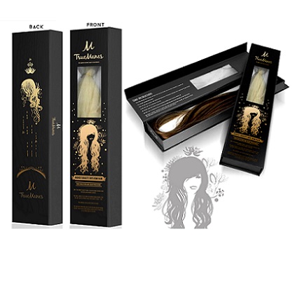 printed Hair Extension Boxes
